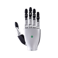 Mano de robot humanoide de alta velocidad Mano diestra de cinco dedos con programación de código Python