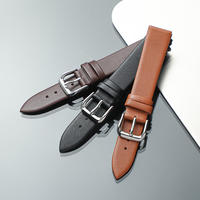 Bracelets de montre en cuir véritable NYY, respirants, de 8 mm à 24 mm, couleurs noir, marron, bleu, rouge, blanc et rose pour montres