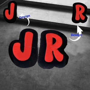 พรมปูพื้นในร่มขนาดใหญ่ ดีไซน์พิเศษ ทำมือสำหรับเด็ก พรมทอมือ ปักโลโก้ แบรนด์เชิงพาณิชย์ พรมปูพื้นสั่งทำได้ - Product Image 3