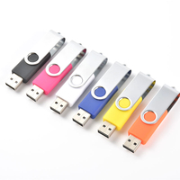 Memorias USB Personalizadas al por Mayor con Logotipo, 8GB 16GB 32GB USB 2.0 3.0, Unidad USB Metálica, Tarjeta de Memoria, Pendrive, Regalo