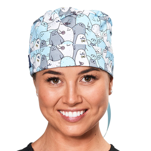 Comfortable Hot Selling Nurse Doctor Use Breathable Quick Dry Custom Logo <b>Scrub</b> <b>Cap</b> In Different Sizes - Product Image 1