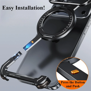 Carcasa de Teléfono sin Marco de Aleación de Aluminio en Forma de Z para iPhone 17 Pro Max, Carcasa Metálica de Conversión para iPhone 17 Pro Max - Product Image 4