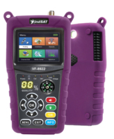 Buscador de Satélites de 2.4 Pulgadas, Mini Satfinder, Reproductor de Video, Compatible con DVB-S/DVB-S2, Análisis de Espectro
