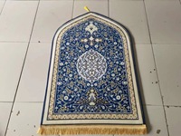 Wholesale Custom Size Print Color logo Rug Luxury Muslim Prayer Mat Gift Set