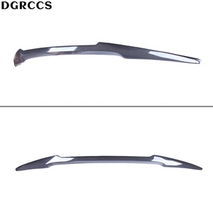 สปอยเลอร์หลังคาร์บอนไฟเบอร์ขัดเงาแบบ M4 สำหรับ Q60 Q60S ปี 2013-2023 พร้อมเทปติดตั้ง - Product Image 5