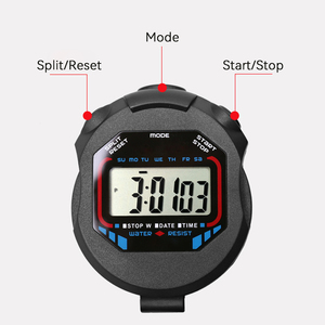 Chất lượng cao công nghiệp huấn luyện viên chronometre bơi hồ bơi điện tử Bước Nhảy Vọt nhỏ LCD 1 hàng kỹ thuật số chuyên nghiệp Đồng hồ bấm giờ - Product Image 2