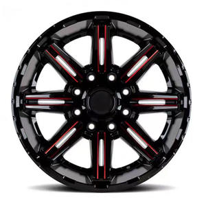 Ruedas forjadas negras y rojas 17 18 <span class=keywords><strong>19</strong></span> 20 21 22 pulgadas llantas de aleación forjadas cóncavas para coches de lujo para Honda Cr-V Toyota Rav4 - Product Image 2