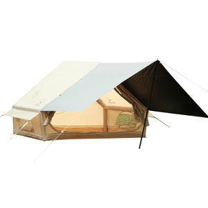 <span class=keywords><strong>Tente</strong></span> <span class=keywords><strong>gonflable</strong></span> de camping en plein air 6.3 couleurs avec auvent, coupe-vent, résistante à l'eau, portable, adaptée à la nuit en famille - Product Image 2