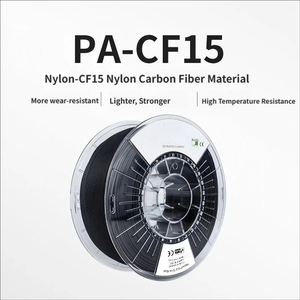 ไนลอนคาร์บอนไฟเบอร์ 3 มิติ ความแข็งแรงสูง ขนาด 1.75 มม. ม้วน 1 กก. ทนความร้อน 240 องศาเซลเซียส PA CF PA6 เส้นพลาสติกสำหรับเครื่องพิมพ์ 3 มิติ สีดำ - Product Image 4
