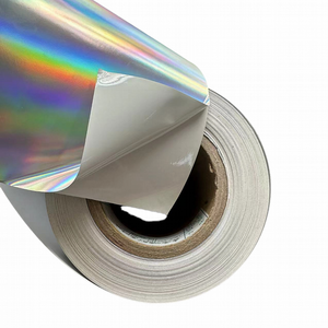 Vinilo Holográfico Blanco Autoadhesivo Personalizado al por Mayor, Material Imprimible Destructible, Rollo de Papel Adhesivo Tipo Cáscara de Huevo - Product Image 4