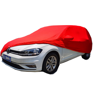Cubierta de coche interior con logotipo personalizado a prueba de polvo de terciopelo súper elástico para Hatchback - Product Image 1