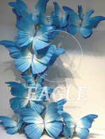 Nouvelle conception J-351 : Arche géante en papier papillon pour décoration de fond de mariage, événements, fêtes, vitrines et merchandising visuel