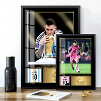 Fußballstar Signatur-Poster Wandkunst Dekorative Hängende Malerei Fan-Kollektion Geschenk