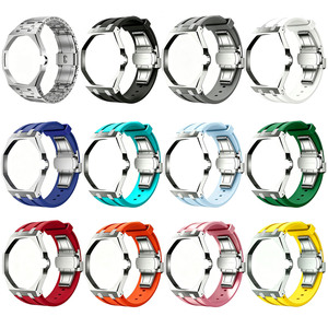 Kit Modifica Cassa Orologio in Acciaio Inossidabile e Cinturino in Gomma per Swatch AP Royal Pop - Bracciale per Swatch AP Royal Pop - Product Image 5