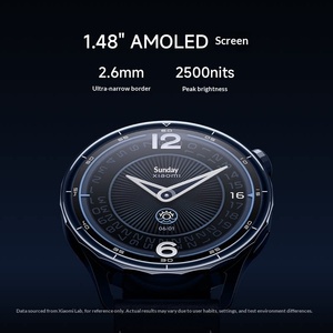 <span class=keywords><strong>Montre</strong></span> <span class=keywords><strong>connectée</strong></span> <span class=keywords><strong>MI</strong></span> Watch S5 Android GPS, autonomie de 21 jours, fréquence cardiaque, oxygène sanguin, sport, course à pied, cyclisme, étanche 5 ATM - Product Image 3