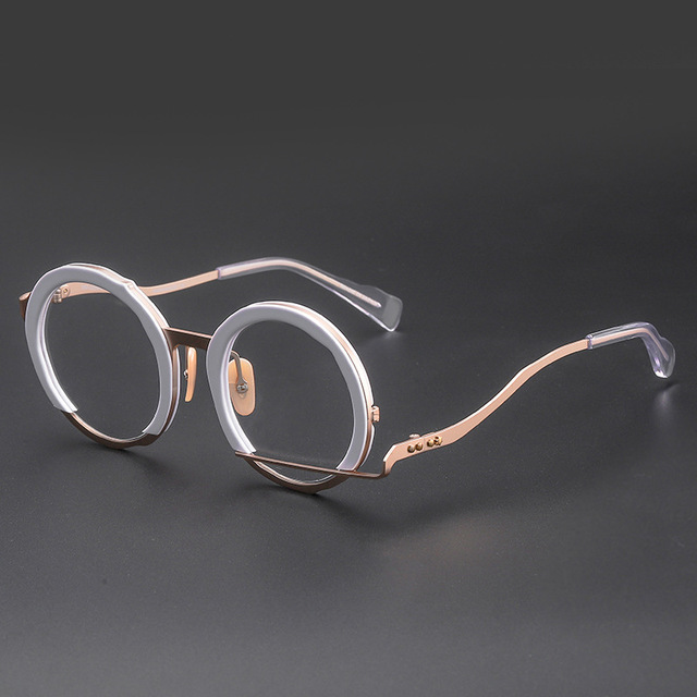 Top Quality Designer Eyewear Gold Eyeglasses Frames Glasses Frame Optical Fashion Optical Frame Models