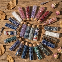 Lot de Pierres Roulées Naturelles de Quartz Rose et Citrine pour la Guérison, Éclats de Cristal pour la Décoration Intérieure, Coffret Cadeau Feng Shui