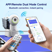 Dora SMART PRO Robot Ping Pong Portabel Peluncur Bola Otomatis dengan Kontrol Aplikasi Mesin Pelatih Tenis Meja Desktop