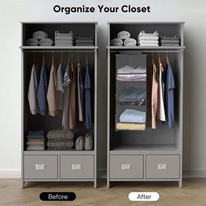 New Arrival <b>Collapsible</b> Hanging Closet Shelves Durable Hanging Organizer for Closet and Rv 3 Shelf Hanging Closet Organizer - Product Image 6