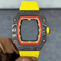 Jam Tangan Mekanik Otomatis Terbaru 6702 dengan Desain Ultra-tipis 7.8mm Adalah Jam Tangan Pria Bergaya dari Serat Karbon.
