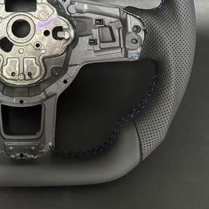 Volante de cuero personalizado para Volkswagen, VW, Golf 7, MK7, MK7.5, GTI <span class=keywords><strong>R</strong></span>, GTD, GTE, Polo, GTI, Scirocco, 2015, 2016 - Product Image 3