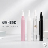 Flacon applicateur vide de 3 ml avec embout pinceau rotatif pour emballage cosmétique liquide – Vente en gros