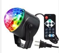 Lumières de fête Dj Disco Ball Light, lumières stroboscopiques de scène LED activées avec télécommande pour la maison de mariage d'anniversaire