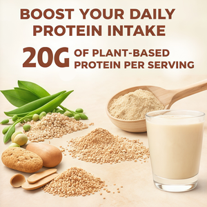Bột <span class=keywords><strong>protein</strong></span> chay từ đậu phộng và gạo tự nhiên, sản xuất bởi nhà sản xuất OEM, dành cho sức khỏe phụ nữ - Product Image 2