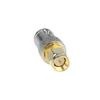 Adaptador de Conector SMA Macho a BNC Hembra, Conector Recto RF, Adaptador de Conector SMA a Conector BNC