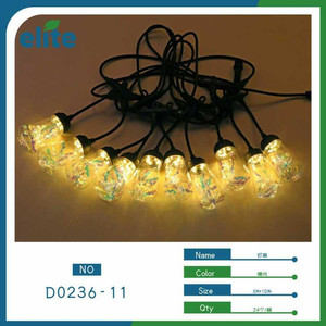 Luci da 5M 10M con lampadine a LED bianche calde IP65/IP68 in plastica PVC per uso interno ed esterno - Product Image 1