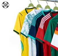Ensemble de maillots de football pour hommes adultes, nouvelle saison 2026, respirant, séchage rapide, impression par transfert thermique, nom et numéro d'équipe personnalisés, polyester