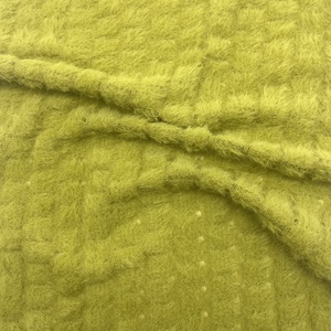 Tissu extensible en fausse fourrure de lapin et fil plumeux, en nylon et élasthanne, <span class=keywords><strong>chaud</strong></span> et moelleux, pour hauts à manches longues, cardigans et manteaux pour femmes - Product Image 1