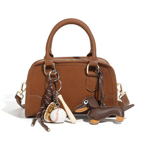 Bolso Boston de Cuero Genuino para Mujer, Nuevo Modelo Versátil con Cierre, Bandolera de un Solo Hombro - Product Image 6
