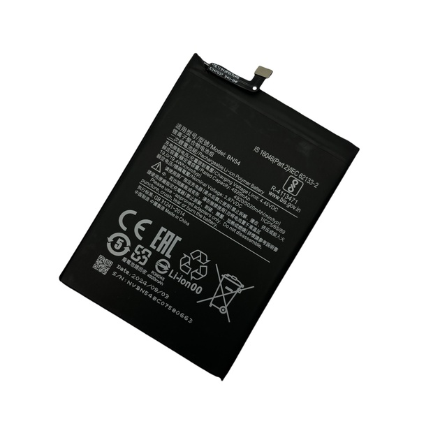 Factory Wholesale BN54 Smartphone Battery for Xiaomi Redmi Note 9 5G