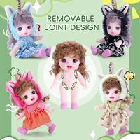 Nouvel ensemble de 6 poupées mignonnes pour filles, poupée en vinyle, poupée reborn, poupée bébé fille, poupée reborn en silicone, mini poupée pour filles