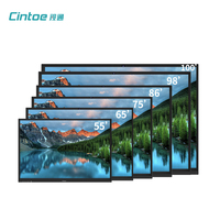Pantalla Plana Interactiva de 65, 85, 86 y 98 Pulgadas 4K con Sistema Operativo Dual Android, Táctil IR, Marca OEM Shenzhen Samsung Newline Benq, con Soporte de Pared para TV
