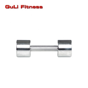 <span class=keywords><strong>Haltère</strong></span> à tête ronde en acier inoxydable chromé pour fitness, <span class=keywords><strong>haltère</strong></span> à tête ronde pour entraînement à domicile - Product Image 4