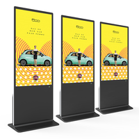 43/49/55/65/75/86/100 pouces intérieur/extérieur 4k écran tactile led/lcd panneau d'affichage android totem publicité kiosque de signalisation numérique