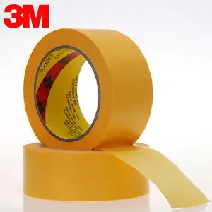 Adhesive Paper 3M 244 Japanese Flat Paper Yellow Paper Tape With Acrylic Adhesive