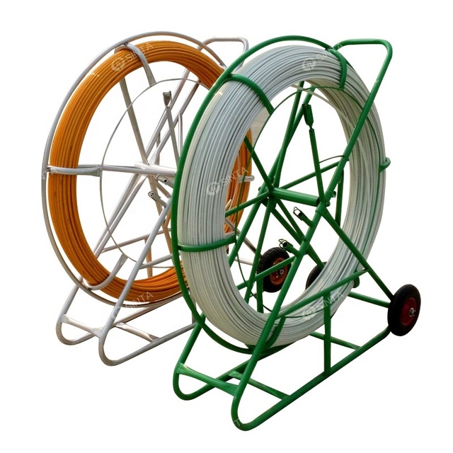 Smart 4-16mm Drawing Machine Wire Conduit Snake Frp Duct Rodder Underground Fiberglass Cable Puller