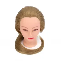 Redresser la tête de poupée pour la coiffure Kit de tête d'entraînement professionnel formation de coiffure tête de Mannequin style pour pratiquer des outils