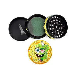 Smoking Accessories Portable Mini Custom Logo Spice Smoke Tobacco Grinder For Grinding Dry Herbs