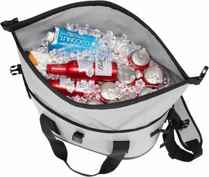 OEM Factory 40 Can Soft Cooler Bag LeakProof Large Cooler Bag with Roll-Top Waterproof Insulated Cooler Bag - Product Image 6