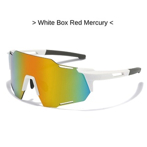 2025 नए स्टाइलिश Uv400 विंडप्रूफ धूप ग्लास रंगीन अमेरिकी खेल चश्मा व्यक्तिगत विकल्प पीले नारंगी - Product Image 3