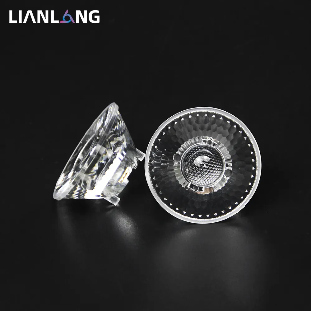 Tùy chỉnh 24 độ nhựa LED tường máy giặt chiếu sáng COB lensoptical Ống Kính LED mô-đun phụ kiện COB 3535 SMD LED ánh sáng len