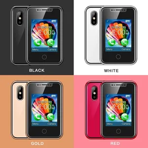 새로운 8XR 미니 슈퍼 소형 휴대 전화 1.77 인치 터치 스크린 2G GSM 듀얼 SIM 카드 MTK6261D 핸드폰 - Product Image 6