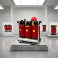 Transformateur sec Nachuan SCB-250/33, sortie 400V, IP20-IP43, boîtier en acier inoxydable, construction entièrement scellée