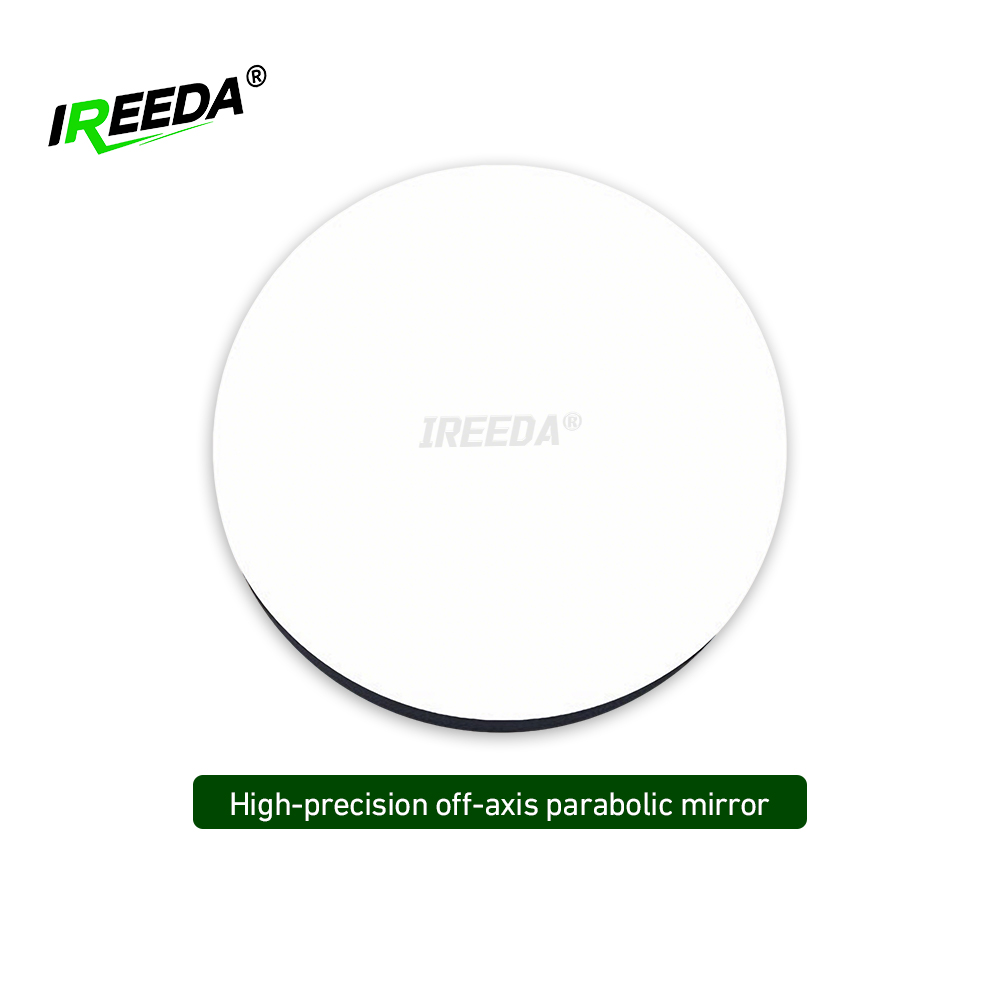 52mm 68mm Verre Parabolique Réflecteur Concave Réfléchissant