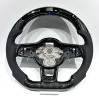 Volante Deportivo de Fibra de Carbono Negro, Enchufar y Usar, para Volkswagen MK7 MK6 MK5 Golf R GTI GTS GTD GTI Golf 7