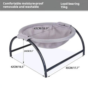 Hamaca transpirable de nido de gato universal para todas las estaciones con mecedora extraíble cuna silla para animales pequeños y perros - Product Image 5